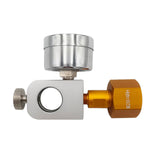 Maxbell CO2 Cylinder Refill Adapter Bottle Connector Pressure Gauge for Maker style C