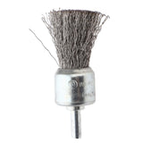 Max Maxb Stainless Steel Pen Shape Crimped Wire Brush 6mm Shank 6 x 25mm 0.3