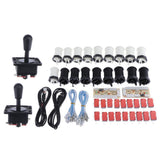 Max 2Player Arcade Games American Arcade Joystick Arcade DIY Kit Black and White