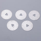 Max 5 Pieces Rotary Cutter Blades with Case Fabric Cutter Circular Blades 28mm