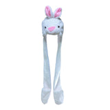 Maxbell Funny Plush Animal Hat Gloves Scarf Fancy Dress Decoration Holiday Hat Rabbit