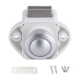 Max Maxb Push Button Lock Cupboard Door Knob Campervan Motorhome Lock 20cm White A