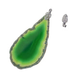 Maxbell 10 Pieces Brass Filigree Pendant Pinch Bails Connector Findings Silver