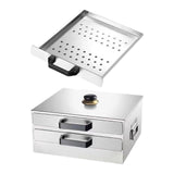 Maxbell Rice Roll Machine Steamed Vermicelli Roll Steamer Machine for Home Use 3 Flat Drawers