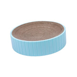 Maxbell Round Cat Scratcher Cardboard Durable Nest Furniture Protection for Kitten Blue