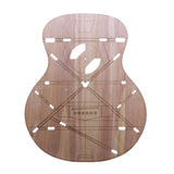 Max 32inch Wooden Folk Guitar Body Template OM Guitar Making Mold Luthier Tool