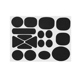 Maxbell Down Jacket Repair Patches Clothing Repair Patch Fabric Patch for Clothes 18pcs Black