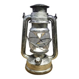 Maxbell Retro Style Oil Lantern Lamp Table Lamp Oil Lamps for Emergency Party Silver