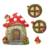 Maxbell Trees Mini Fairy Doors and Windows for Fairy Garden Terrarium Ornaments