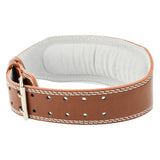 Maxbell Weight Lifting Belt Waist Protector Support Adjustable Unisex Gym Belt S Brown