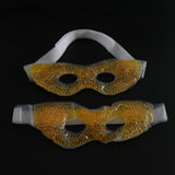 Max 2Pcs Soft Gel Ice Eye Mask Hot Cold Compress Pack Ice Eye Mask Gold