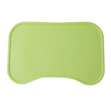 Maxbell Dog Food Mat Placemat Feeding Mat Non Spill Waterproof Pad for Cat Dish Tray Green