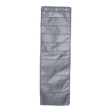 Maxbell Wall Hanging Storage Bag Magazine Holder Heavy Duty for Office Closet Grey 10 Pockets