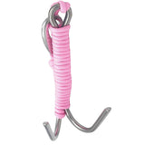 Maxbell Scuba Diving Dual Reef Hook Dual Hook with 1.2m Line Bolt Snap Clip Pink