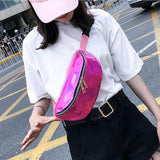 Maxbell Waterproof Reflective Bum Waist Bag Running Jogging Hiking Fanny Pack Wallet Pink