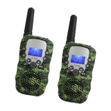 Maxbell Kids Walkie Talkie Long Distance 3km for 3-12 Years Old Boys Girls Outside Green