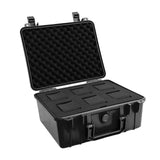 Maxbell Waterproof Watch Case Organizer Display Durable for Traveling Father Clock A Black with 6