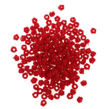 Maxbell Rope Button Bead Necklace Bracelet Loose Beads for Jewelry Making Red