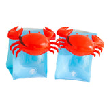 Maxbell 2Pcs Arm Floatie Sleeves Swimming Rings water Cartoon for Beach Indoor crabs