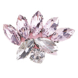 Max Buttterfly Glass Rhinestone Beaded Patch Applique for Clothing Sewing Pink
