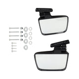 Maxbell Universal Golf Cart Side View Mirrors Impact Resistant Mirror Face 7x5.3inch