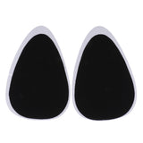 Max Maxb Silicone Water Drop Breast Lift Nipple Covers Pasties Triangle Black for D38