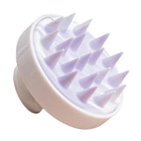 Maxbell Manual Head Scalp Massage Brush Handheld Shampoo Brush for Hotel Bath Travel light violet