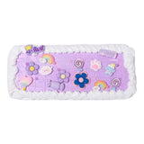 Maxbell Cute DIY Pencil Case Pencil Box Set for Kids Durable Accessory Handicrafts Flower
