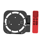Maxbell Plastic Remote Control Cover Mount Holder for Apple TV6  Black Red