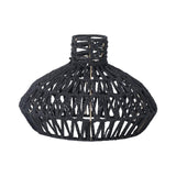 Maxbell Woven Rope Lampshades Ceiling Light Fixture Cover Fitting Pendant Lamp Shade Black