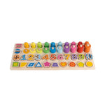 Maxbell Math Toys Counting Board Digital Shape Pairing Preschool Learning For Kids