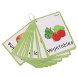 Max 35Pcs Kids Early Educational English Sight Word Flash Cards About Food - Aladdin Shoppers