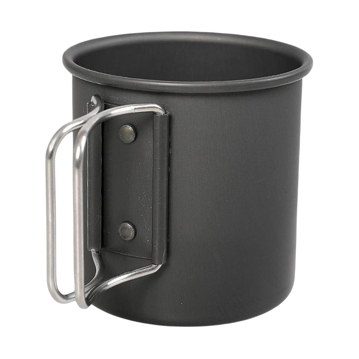 Maxbell Coffee Mug Camping Mug Foldable Handle 0.3L Lightweight for Touring Trips Black