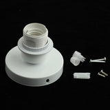 Maxbell E27 Ceiling Lamp Head E27 Bulb Base Lamp Socket for Home Restaurant White