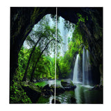 Max Waterproof Digitial Printed 3D Curtain Drapes for Bedroom Living Room A