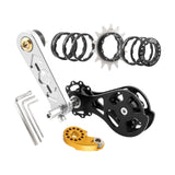 Maxbell Mountain Bike Single Speed Conversion Kit Bicycle Components Chain Tensioner 14T Silver