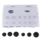 Max Maxb 305 Pieces 6 Kinds Snap-In Blanking Plug Body Hole Bungs Stopper Kits