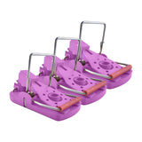Maxbell 3 Pieces Mouse Traps Mice Traps Mouse Catcher for House Garden Outdoors Violet