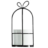 Maxbell Wrought Iron Geometric Hanging Succulent Air Plants Triangle Flower Rack Black_M