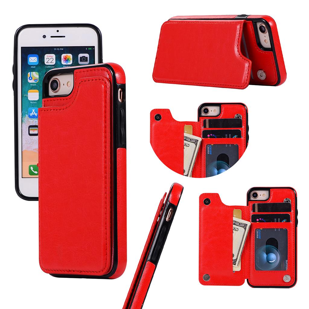 Max Simple Phone Back Cover For iPhone7/8 Series Red iPhone8 iPhone7