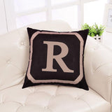 Max Square Cotton Linen Throw Pillow Case Waist Cushion Cover Bed Sofa Decor R