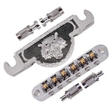 Max Maxb A Set of Electric Guitar Roller Saddle Bridge & Tailpiece