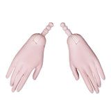 Maxbell 1/3 BJD Doll Hand Mold Set DIY Making Doll Accessory Pink White Skin S2