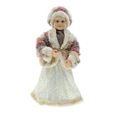 Maxbell Santa Figurine Standing Santa Doll Toy Christmas Ornaments for Collection StyleM
