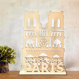 Max Wooden Desktop Decoration Notre Dame de Paris Decor for Home, Office etc.