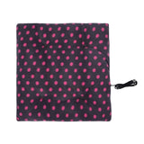 Maxbell Electric Heating Pad Comfortable USB Warm for Car Bedroom  Black Pink