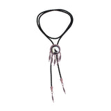 Maxbell PU Bolo Tie Necktie Western Cowboy Dresses Decoration Shirts Wedding Dancing