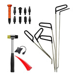 Maxbell Universal Removal Rods Tools Tool Kit Crowbar Set for Vehicle Trucks 18 set
