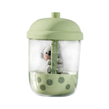 Maxbell Mini Air Humidifier Koala Bubble Tea Shaped Personal Humidifiers for Home Green