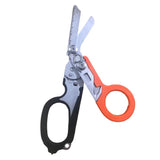 Maxbell Emergency Response Shears Tactical Pliers Multi-Functional for Outdoor Orange Black